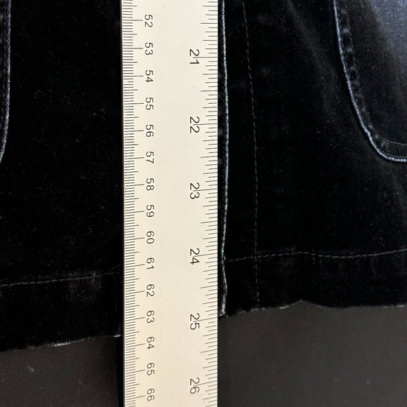 Liz Claiborne French Tailored Black Faux Suede‎ Jean VTG Jacket Womens PS Retro - Picture 15 of 16